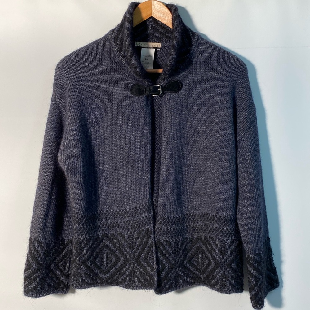 Chiaramente - Open front knit cardigan. Size S